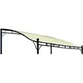 Produktbild: DEGAMO Ersatzdach Pavillondach Dachplane Ersatzplane für Anbaupavillon MANTOVA 300x250cm, wasserdicht PVC-beschichtet ecru - Beige