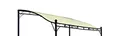 Produktbild: DEGAMO Ersatz Dachplane für Anbaupavillon Mantova 300x250cm, wasserdicht Ecru