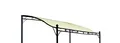 Produktbild: DEGAMO Pavillon-Ersatzdach MANTOVA, 300x250cm, für Anbaupavillon, Polyester PVC-beschichtet ecru