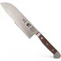 Produktbild: Güde Santoku Messer, Serie Alpha, Doppelkropf, Griff Walnussholz (18 cm) (W746/18)