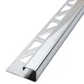 Produktbild: Dalsys Fliesenschiene Eckprofil Quadratprofil Edelstahl Poliert 2,5m x 8mm, Fliesenprofil