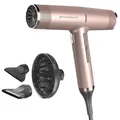 Produktbild: GA.MA Italy Professional, iQ Perfect Haartrockner, Ultraleichter Haartrockner mit intelligentem bürstenlosem Motor, Oxy-Active-Technologie für glänzendes, kräuselfreies Haar, 1600 W Leistung, GoldRose