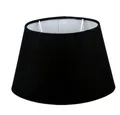 Produktbild: Dirk Davids Leuchten GmbH Lampenschirm Lampenschirm für Tischleuchte in Oval Leinen Schwarz TL 24-16-16, Exklusive und hochwertige Lampenschirme