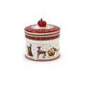 Produktbild: Villeroy & Boch - Winter Bakery Delight Kleine Vorratsdose, Keramik Keksdose Weihnachten, Weihnachtsdose, Gebäckdose, Plätzchendose, Keramikdose mit Deckel, Süßigkeiten Aufbewahrung, Premium Porzellan