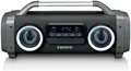 Produktbild: Lenco SPR-100 Tragbarer Stereo-Lautsprecher Grau