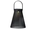 Produktbild: Lumineo LED Solarleuchte Solar Laterne Kunststoff D.14.5cm H.18.5cm schwarz/warmes weiß
