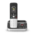 Produktbild: ALCATEL FX990 Voice - Schnurloses DECT-Telefon mit Anrufbeantworter 50 Min. - Hochauflösendes Farbdisplay - Freisprechfunktion - Anrufsperre - VIP-Klingelton - Schwarz/Grau
