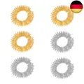 Produktbild: Massageringe für Finger, 6 Stück Massage Ring, Akupressur Ringe, Anti Stress A