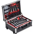 Produktbild: Meister Werkzeugkoffer Trolley WU8971480, 238-teilig, im Aluminium Klapptrolley