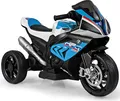 Produktbild: GOPLUS BMW Elektromotorrad, 6V Kindermotorrad mit 3 Rädern, Fußpedal, Musik & Scheinwerfer, 3 km/h, Kinderdreirad für 3-8 Jahren bis 30 kg Belastbar, Blau