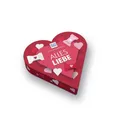 Produktbild: Ritter Sport Mini Schokowürfel Mischung Herzbox Packung 119g