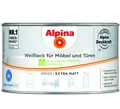 Produktbild: Alpina Weißlack ALPINA Weißlack, für Möbel&Türen, extramatt, 300ml