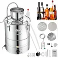 Produktbild: VEVOR Wasser Alkohol Destillierer 50 L Distillieranlage 2800 W Edelstahl Schnapsbrennen Destilliergerät Komplettes Set Enthalten, Ende Produkte