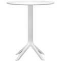 Produktbild: CLP Gartentisch Lacota rund 60 cm, aus wetterfestem, UV-beständigem Kunststoff, ideal als Balkontisch und Terrassentisch für 2 bis 4 Personen