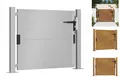 Produktbild: Gartentor 105x80 Cm Cortenstahl Abschließbar Schlüssel Zauntor