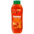 Produktbild: Develey Sweet Chili Sauce 1 x 875 ml – Süß-pikante Sauce mit Chili & Knoblauch – Vegan & vielseitig – Ideal zu Frühlingsrollen, Geflügel, Potato Wedges, Wraps & Meeresfrüchten