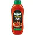 Produktbild: Develey Sweet Chili Sauce pikant süß in einer Kopfstandflasche 875ml