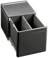 Produktbild: BLANCO BOTTON Pro 45/2 Manuell | Abfall Müllsystem | für 45 cm breite Unterschränke | System zur Bodenmontage hinter Schwenktüren | 2 x 13 Liter Eimer | [37,5x40x35 cm]