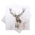 Produktbild: Servietten Hirsch Braun Tischdeko Weihnachten Herbst Jäger 33 x 33 cm 20er Pack