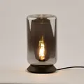 Produktbild: s.luce Tischlampe, Anthrazit, Glas, Oval,Oval, 17x30x17 cm, Lampen & Leuchten, Innenbeleuchtung, Tischlampen, Tischlampen