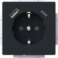 Produktbild: Busch-Jaeger SCHUKO Steckdose 20 EUCB2USBAC-885