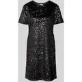 Produktbild: s.Oliver RED LABEL Fließendes Cocktailkleid mit Paillettenbesatz in BLACK, Größe 42