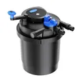 Produktbild: SunSun CPF-2500 Druckteichfilter 6000 l/h / 11 W UVC Einheit, Teichdruckfilter für Teiche bis 6000 Liter, Teichklärer, Filteranlage