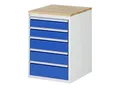Produktbild: Rau Schubladenschrank Buche-Top und 5 x Schubl.-L 2x120 2x150 1x180mm (03-L5.11A-B.11)