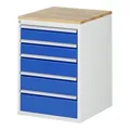 Produktbild: Rau Schubladenschrank Buche-Top und 5 x Schubl.-L 2x120 2x150 1x180mm
