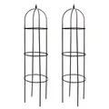 Produktbild: Gravidus 2er Set Rosengitter Rosenturm Rosensäule Rankhilfe Rankgitter