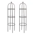 Produktbild: 2er Set Rosengitter Rosenturm Rosensäule Rankhilfe Rankgitter Rosenbogen