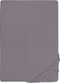 Produktbild: Biberna Spannbettlaken THEA Baumwoll-Jersey mit Elasthan, 160 g/m², Jersey-Elasthan, Gummizug: rundum, (1 Stück), Bettlaken für Matratzen bis 25 cm Höhe, pflegeleicht, bügelfrei
