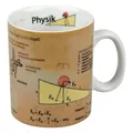 Produktbild: Könitz Wissensbecher Becher Physik Kaffeebecher Teetasse Tasse Porzellan 460 ml