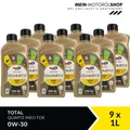 Produktbild: Total Quartz Ineo FDE 0W-30 ACEA C2 Ford Jaguar Motoröl 9x1 Liter = 9 Liter