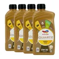 Produktbild: TOTAL Quartz Ineo FDE SAE 0W-30 Motorenöl Ford WSS-M2C950-A, 4x1 Liter