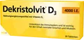 Produktbild: DEKRISTOLVIT D3 4000 I.E. Tabletten 30 St.