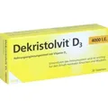 Produktbild: Dekristolvit D3 4.000 I.E. Tabletten 30 Stück Viitamin D 3