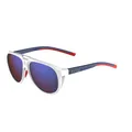 Produktbild: Bollé - Euphoria, White Blue Red Matte, Brown Blue, Medium, Sunglasses, Unisex, Adult