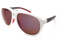 Produktbild: Bolle Euphoria Sonnenbrille Weiß Blau Rot mit Blau Verspiegelte Gläser BS036006