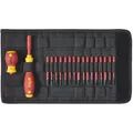 Produktbild: Wiha slimVario Starter-Set, isoliertes Schraubendreher- und Bit-Set, 19-teilig, bis 1000 V AC