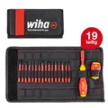 Produktbild: Wiha Schraubendreher und Bit Set slimVario gemischt 19-tlg. inkl. Falttasche Schraubendreher Set inkl. Falttasche