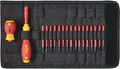 Produktbild: Wiha Schraubendreher  Bit Set slimVario 19tlg. |Schraubenzieher Griff Elektriker