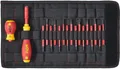 Produktbild: Wiha Schraubendreher Bit Set slimVario VDE Elektriker Schlitz TORX 19tlg 41231