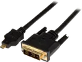 Produktbild: ST HDDDVIMM1M - Kabel, Micro HDMI Stecker auf DVI-D Stecker, 1 m