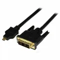 Produktbild: HDMI-zu-DVI-Adapter Startech HDDDVIMM1M Schwarz 1 m