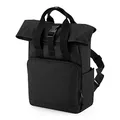 Produktbild: BagBase Recycled Mini Doppelgriff Roll-Top-Rucksack für Erwachsene, Unisex, 1 Stück