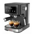 Produktbild: Sirge GRANBAR Espressomaschine Pump 20bar [ ITALY] 1100W Siebträger-Espressomaschine Milchaufschäumer Espresso Cappuccino - Schwarz