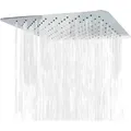 Produktbild: Schulte - Kopfbrause Eckig 40x40 Cm, Chromoptik, Schwenkbarer Duschkopf, Regendusche