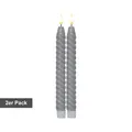 Produktbild: Star Trading Gedrehte LED Stabkerzen ,Flamme Swirl‘, 2 Stck, Echtwachs, Batterie