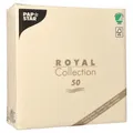 Produktbild: Papstar Servietten Uni champagner 40 x 40cm 50 Stück